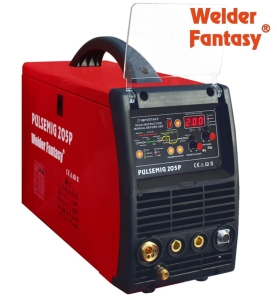 SEMI-AUTOMATIC WELDING MACHINE PULSEMIG 205P 3in1 MIG/MAG/TIG/MMA WELDER FANTASY 