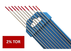 TIG TUNGSTEN ELECTRODE WT20 RED 2.0 x 175 mm