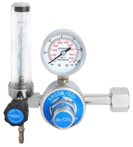 PRESSURE REGULATOR ARGON/CO2 FLOWMETER 