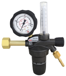 GCE PROCONTROL PRESSURE REGULATOR ARGON/CO2 FLOWMETER