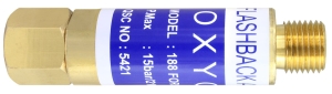 FLASHBACK ARRESTOR FOR TORCH OXYGEN
