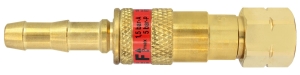 QUICK COUPLING FOR REGULATOR ACETYLENE/PROPANE 8MM