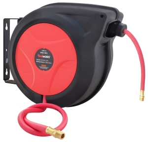 AIR HOSE REEL 15X9MM 15M 20BAR HYBRID POLYMER