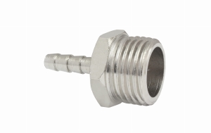 HOSE TAIL 6MM 1/2" EXTERNAL THREAD