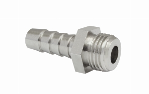 HOSE TAIL 8MM 1/4" EXTERNAL THREAD