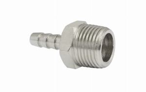 HOSE TAIL 6MM 3/8" EXTERNAL THREAD