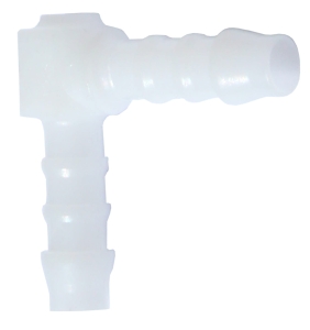 PLASTIC HOSE CONNECTOR 6MM ELBOW
