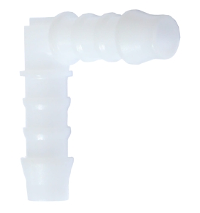 PLASTIC HOSE CONNECTOR 8MM ELBOW