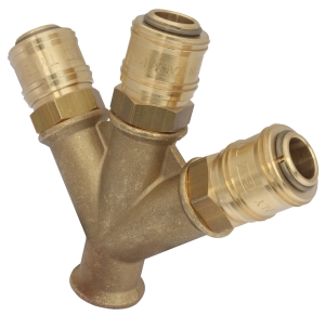 GAV SPLITTER 3/8"INT. QUICK COUPLERS