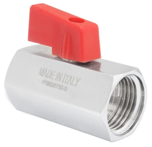 BALL VALVE 1/2"INT. MINI SHORT GRIP 