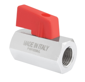 BALL VALVE 1/4"INT. MINI SHORT GRIP