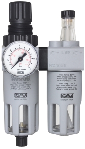 GAV FILTER WITH REDUCER + LUBRICATOR 1/4" SET 