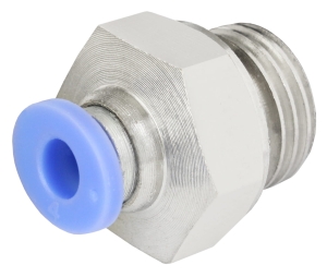 STRAIGHT CONNECTOR 4MM - 1/4"EXT. 