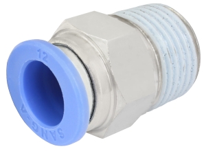 STRAIGHT CONNECTOR 12MM - 1/2"EXT. 