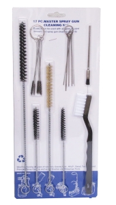  SPRAY GUN CLEANING KIT 17 PCS. 