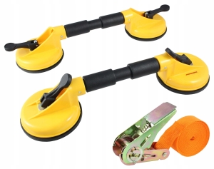 DOUBLE CUP SUCTION GLASS LIFTER 2PCS.