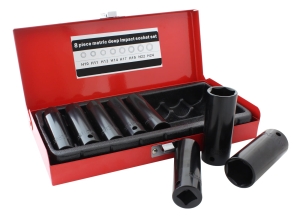 IMPACT SOCKET SET 1/2" LONG
