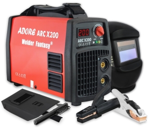 WELDING MACHINE ARC MMA ADORE X200 IGBT WELDER FANTASY HELMET 