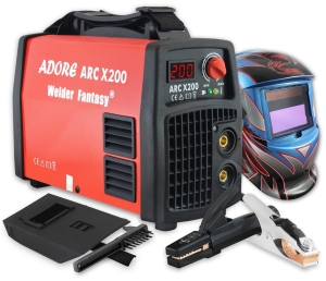 WELDING MACHINE ARC MMA ADORE X200 IGBT WELDER FANTASY HELMET 
