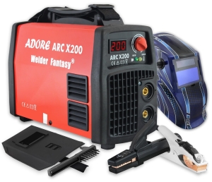WELDING MACHINE ARC MMA ADORE X200 IGBT WELDER FANTASY HELMET