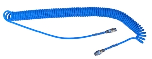AIR HOSE SPIRAL PU 6X4MM 8M 
