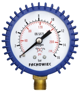 OXYGEN PRESSURE GAUGE 16BAR