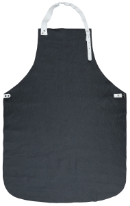 LEATHER WELDING PROTECTIVE APRON BLACK