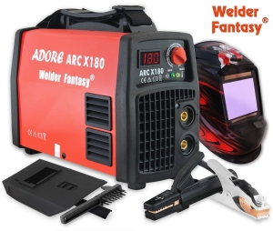 WELDING MACHINE MMA ADORE X180 IGBT WELDER FANTASY WELDING HELMET 