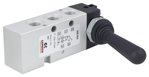 CAMOZZI VALVE WITH LEVER BISTABLE 5/2 CC 1/8"