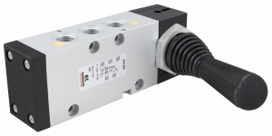 CAMOZZI VALVE WITH LEVER BISTABLE 5/2 CC 1/4"