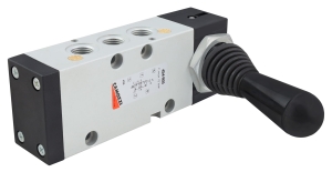 CAMOZZI VALVE WITH LEVER MONOSTABLE 5/2 CC 1/4"