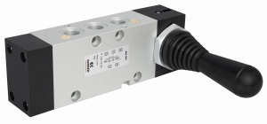 CAMOZZI VALVE WITH LEVER MONOSTABLE 5/3 CC 1/4"