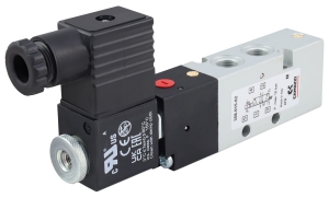 CAMOZZI SOLENOID VALVE MONOSTABLE 5/2 1/8" 230V 