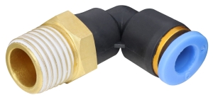 PUSH-IN ELBOW FITTING 6MM - 1/4"EXT. 