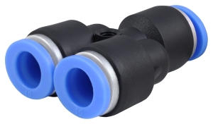 PUSH-IN TEE FITTING 10MM SPLITTER TYPE Y 
