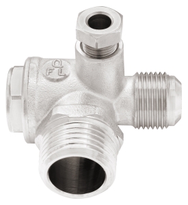 CHECK VALVE 1/2"EXT. - 3/8"EXT.