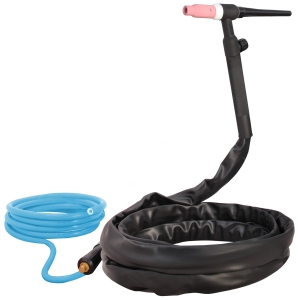 TIG WELDING TORCH SRT SGT17V 4M WITH GAS VALVE