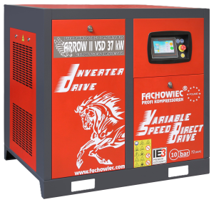 SPRĘŻARKA ŚRUBOWA PROFI KOMPRESSOREN ARROW II 37kW FALOWNIK