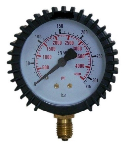 CO2/ARGON CYLINDER PRESSURE GAUGE  MAXI 315 BAR