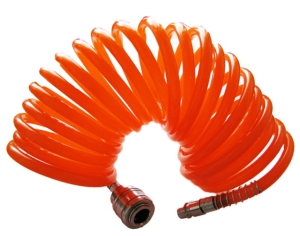 AIR HOSE SPIRAL PU 8X5MM 5M ORANGE