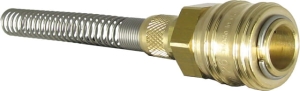 RECTUS QUICK COUPLING WITH SPRING 8x6MM TYPE 26SF