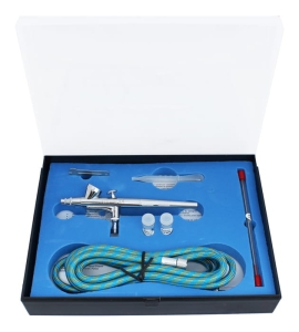AIRBRUSH BD207 KIT 0.2MM ACCESSORIES