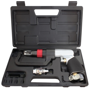 PNEUMATIC REAMER FOR SPOT WELDS WITH CLAMP