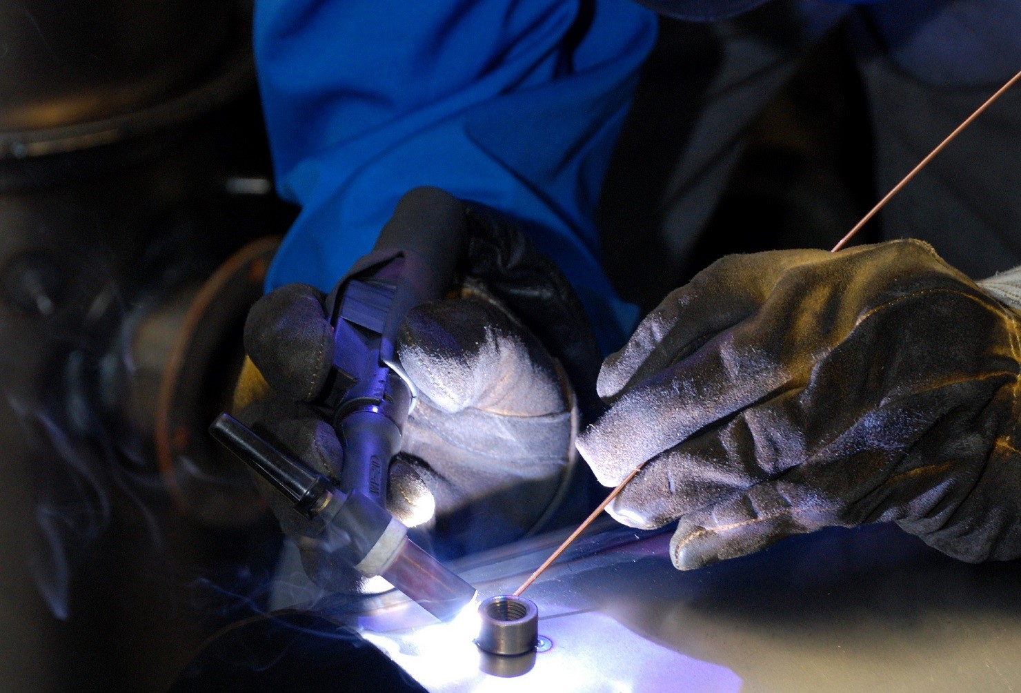 TIG welding operator