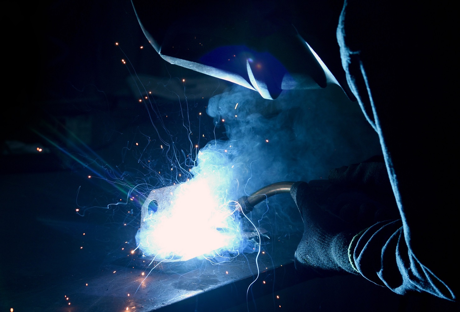 MIG welding operator