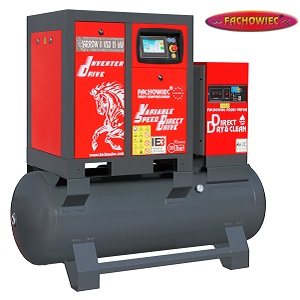 Sprężarka śrubowa ARROW II 15KW na zbiorniku